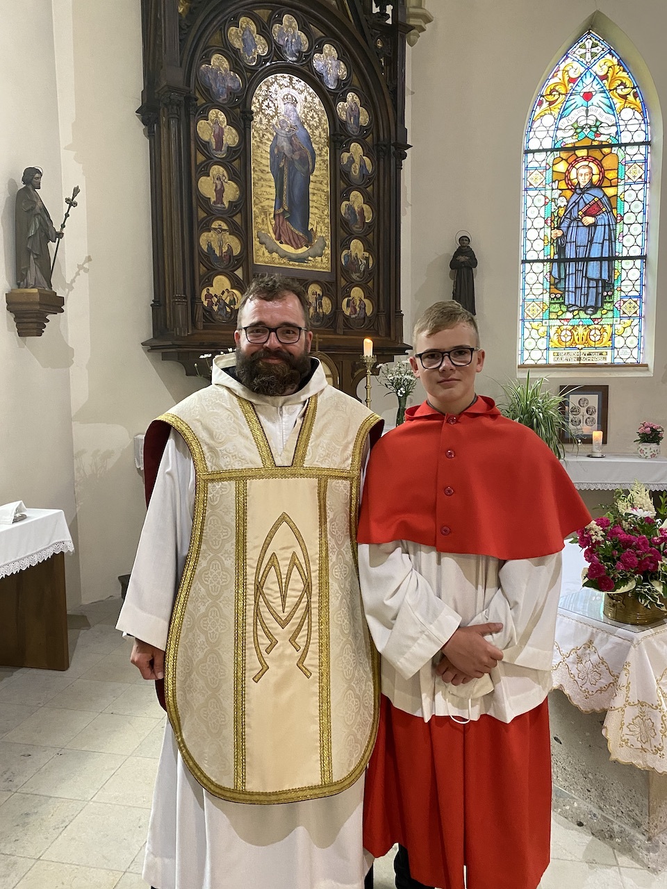 Ministranten in Unterlaussa / Janik Bräuer  Jakob Paumann